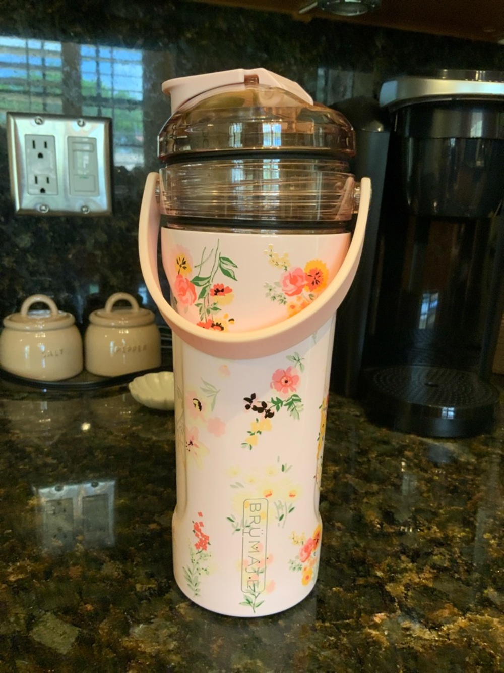 BruMate *Limited Edition* Pink Floral  Mulitshaker